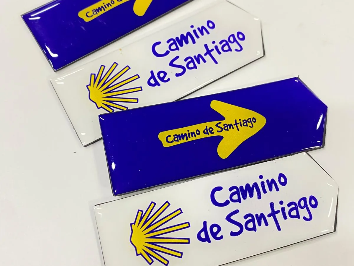 Imanes de recuerdo del Camino de Santiago